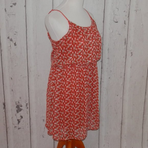 Bird Cage Women's Medium Blouson Adjustable Strap Sheer Overlay Fully Lined 3569 - Picture 3 of 12